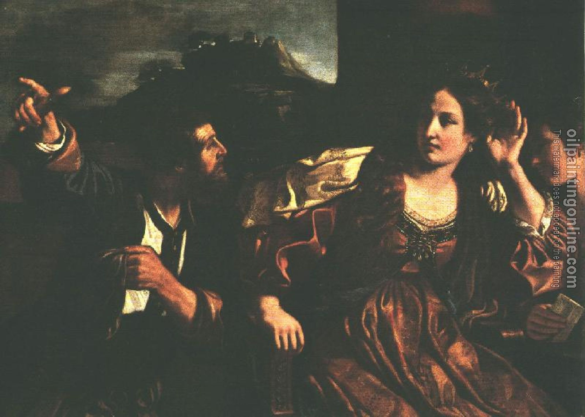 Guercino - Semiramis Receiving Word of the Revolt of Babylon